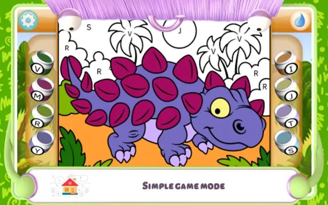 Paint by Numbers - Dinosaurs android App screenshot 13