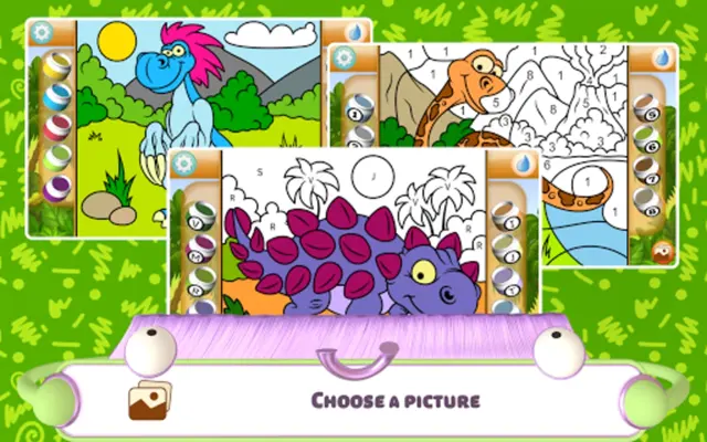 Paint by Numbers - Dinosaurs android App screenshot 15