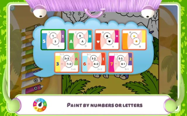 Paint by Numbers - Dinosaurs android App screenshot 1