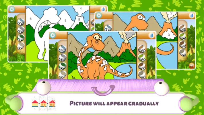 Paint by Numbers - Dinosaurs android App screenshot 19