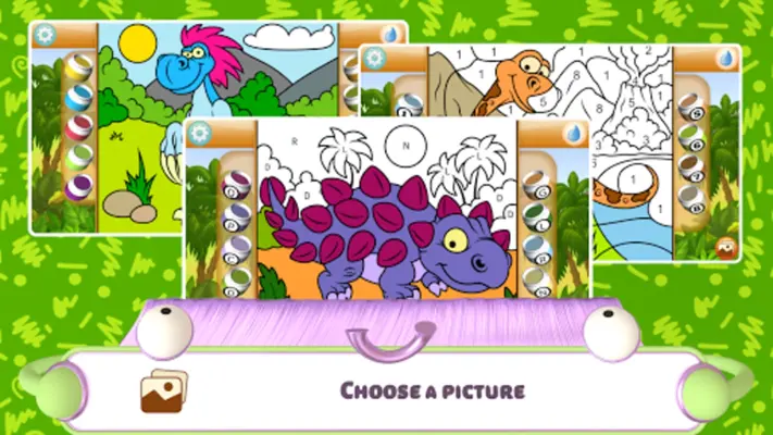 Paint by Numbers - Dinosaurs android App screenshot 23