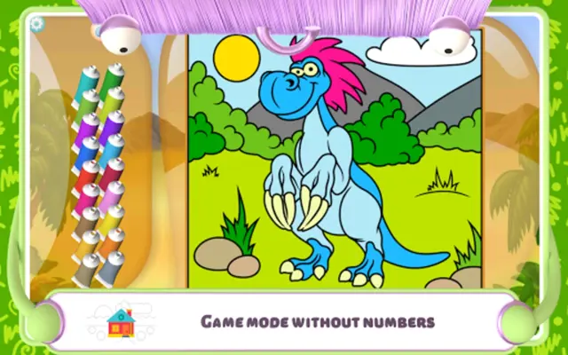 Paint by Numbers - Dinosaurs android App screenshot 2