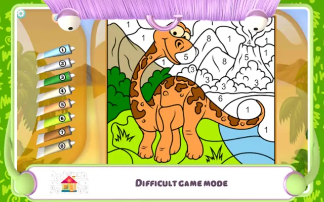 Paint by Numbers - Dinosaurs android App screenshot 4