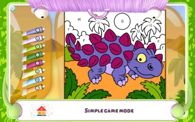 Paint by Numbers - Dinosaurs android App screenshot 5