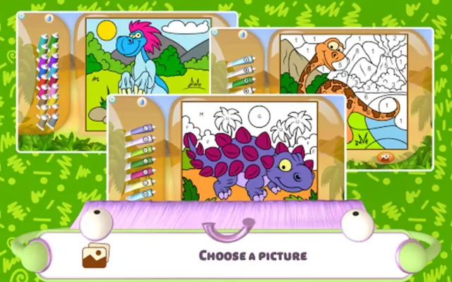 Paint by Numbers - Dinosaurs android App screenshot 7